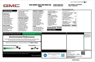 2026 GMC Sierra 2500HD AT4X