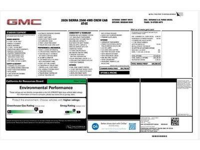 2026 GMC Sierra 2500HD AT4X