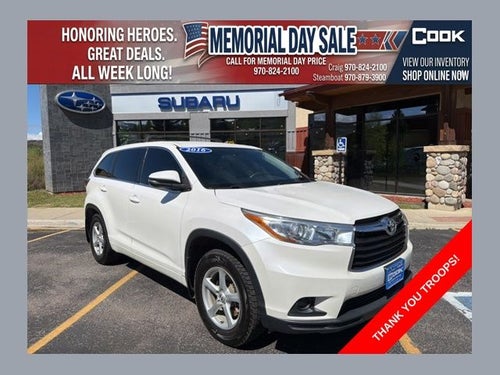 2016 Toyota Highlander LE V6