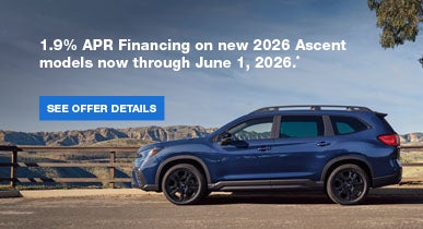 Ascent | Cook Subaru in Steamboat Springs CO