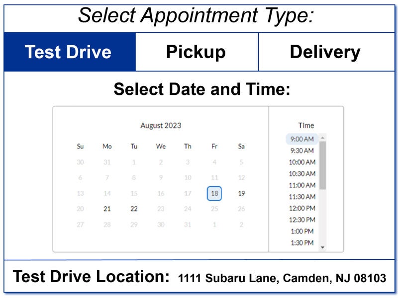Schedule an Appointment