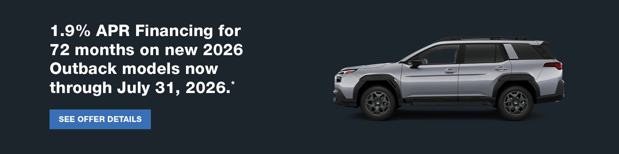 1.9% APR Financing for 72 months