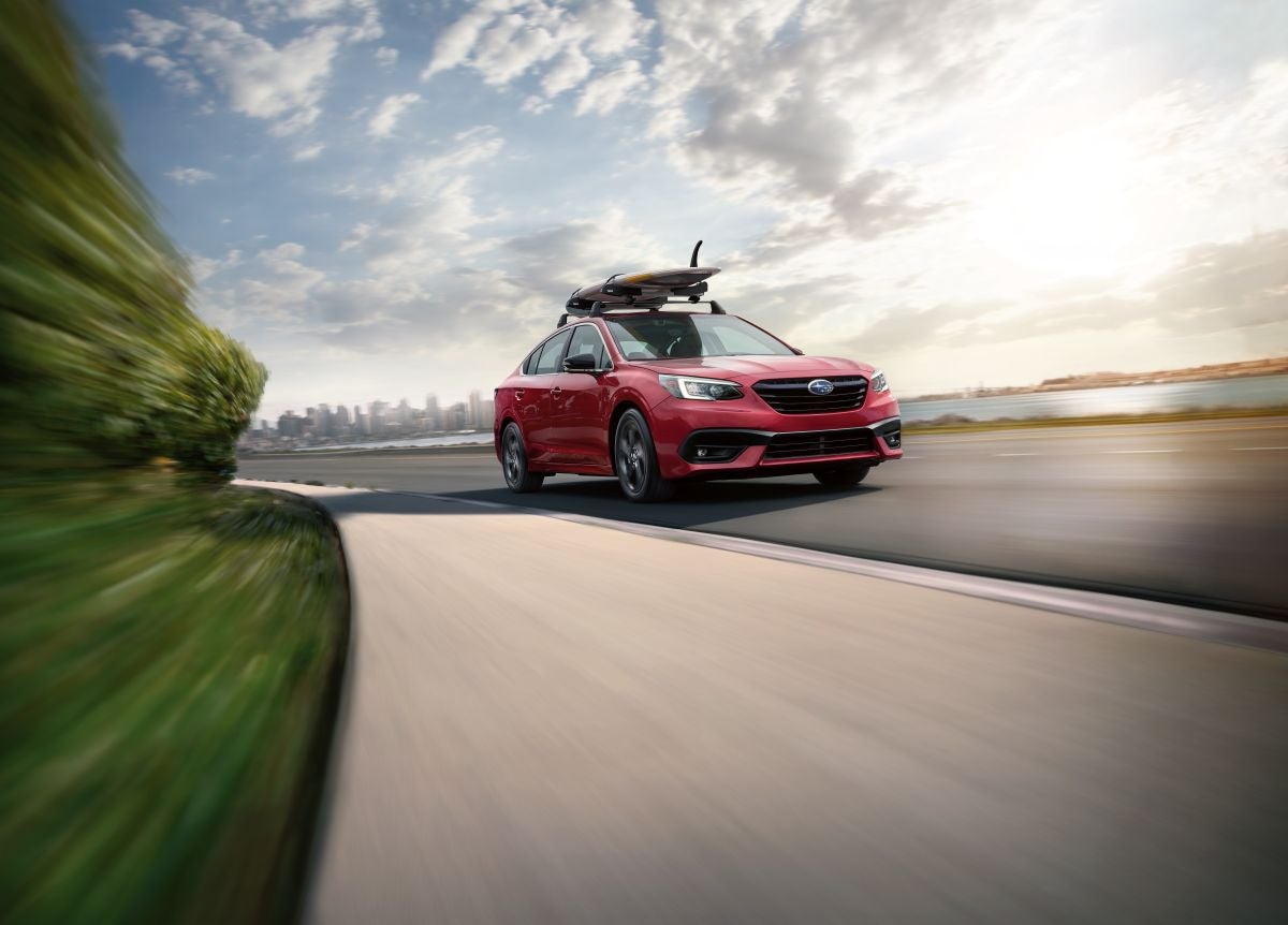 2026 subaru legacy awd sedan red