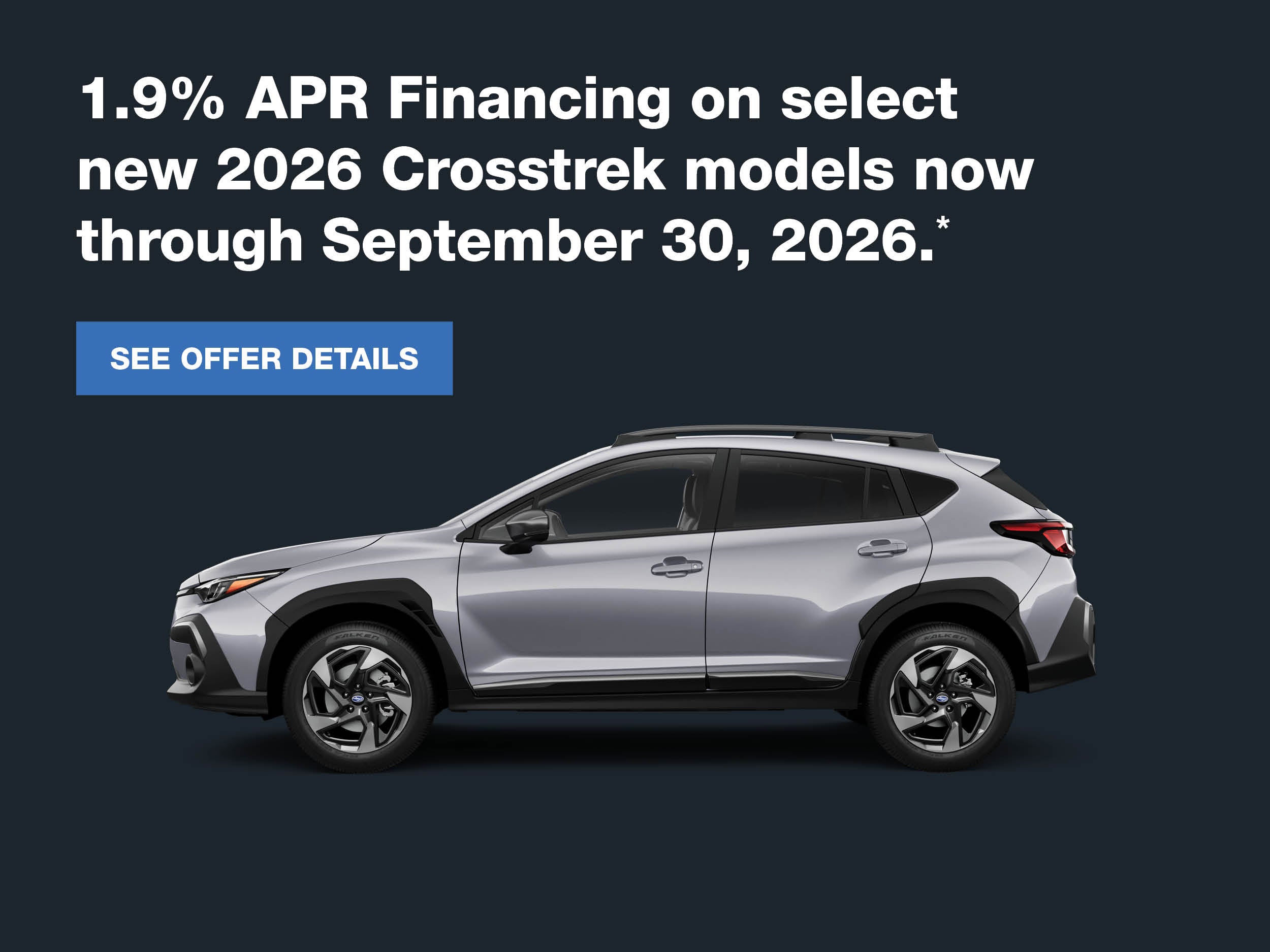 1.9% APR Financing