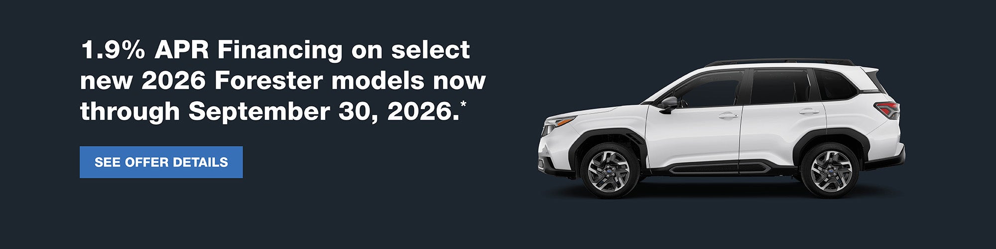 1.9% APR Financing