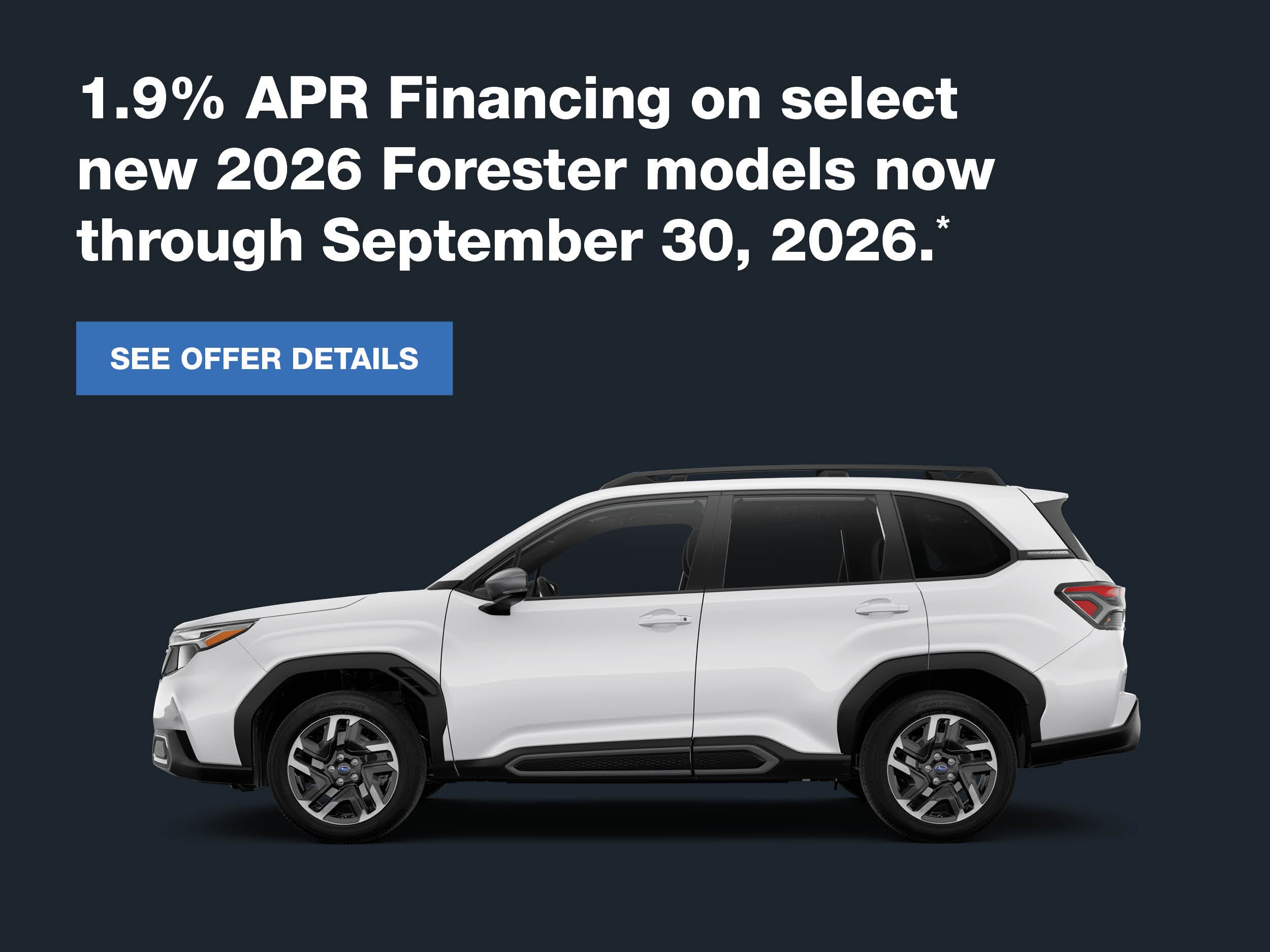 1.9% APR Financing